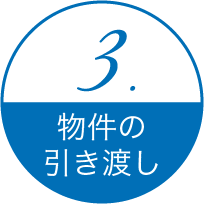 3.物件の引き渡し